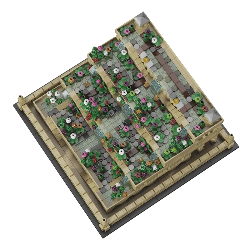 ‌ MOC Babylon Hängende Gärten Architektur Bausteine 1863PCS Ancient Wonder Modell Ziegel Spielzeug Urlaub Geschenk für Erwachsene Teenager