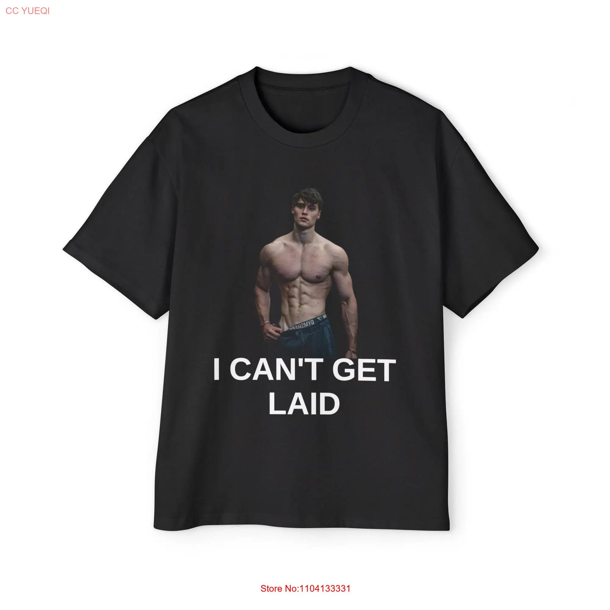 Camiseta de manga larga o corta de David Laid para hombre, camiseta divertida, cubierta de bomba de gimnasio pesada de gran tamaño