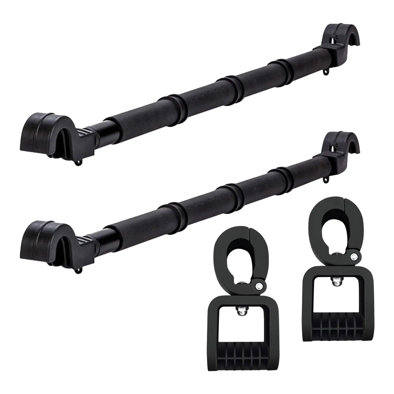 Universal Aluminum Car Clothes Hanger Bar Expandable Garment Organizer for Car Workshop Tools