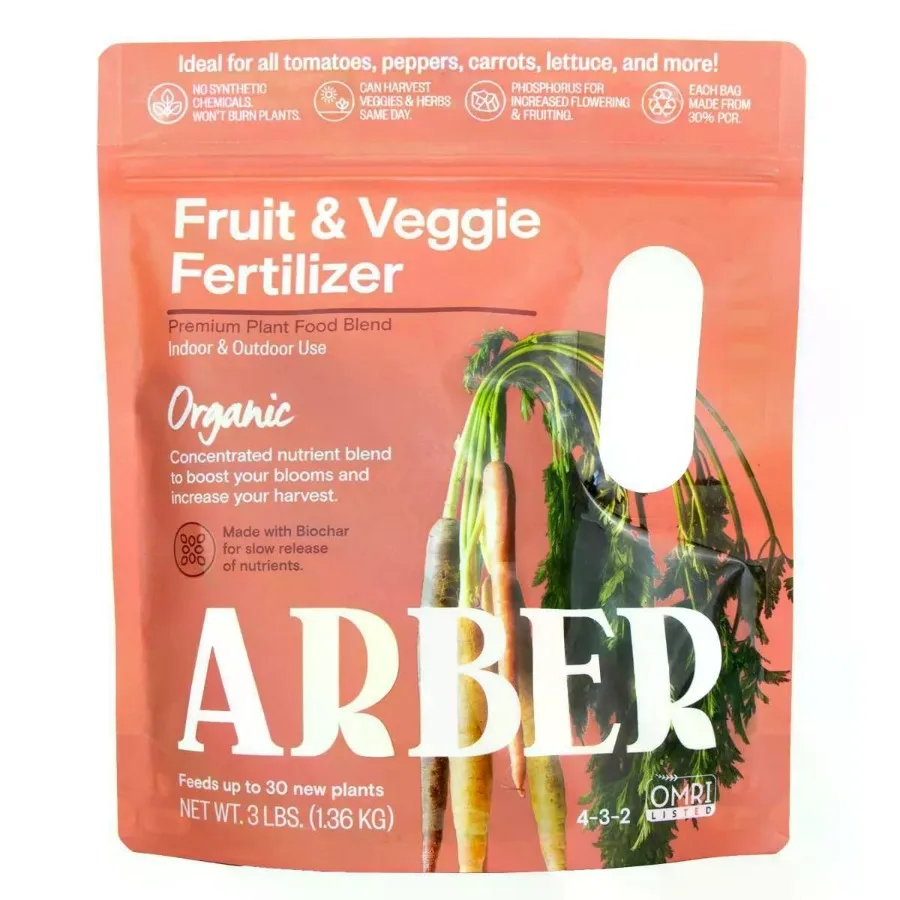 

Arber Organic Tomato Vegetable and Herb Fertilizer with Moisture Control 3lb