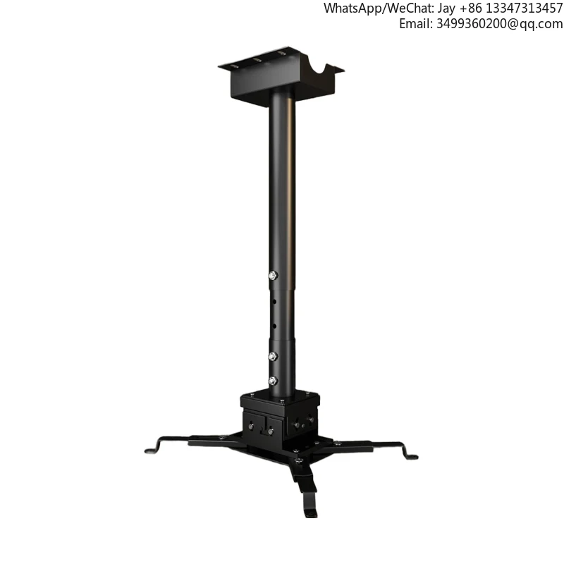 

Heavy-Duty Projector Ceiling Mount (45kg Load Capacity) Adjustable 65-105cm Universal Hanging Bracket For Engineering Use