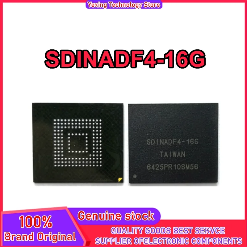 SDINADF4-16G BGA153 EMMC 16G Font Library 0-10 Storage Hard Disk IC Chip New Original in Stock