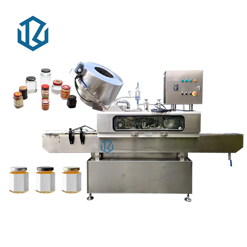 Automatic Steam Vacuum Capping Machine Tabletop Screw Capping Machine Metal Screw Capping Machine