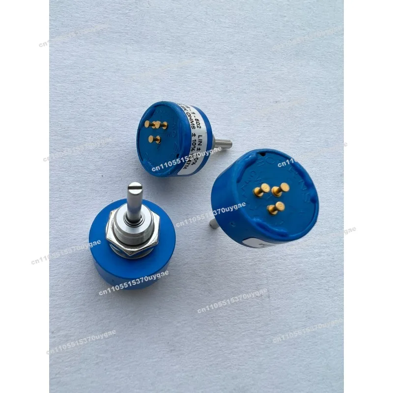 6637S-1-502 360 Degree Rotating Potentiometer, Shaft Length 25MM 5K Gold-plated Feet, Brand New