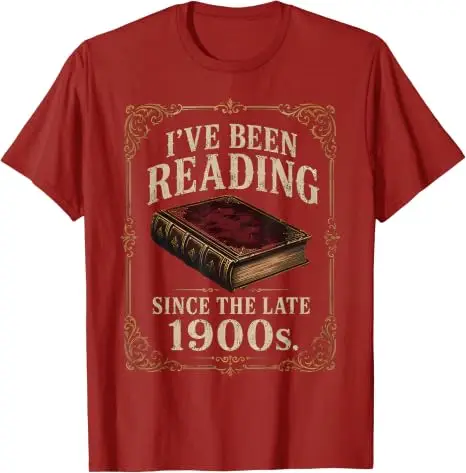 Ich habe seit den späten 1900er Jahren gerne gelesen - Lustiges Buchliebhaber-T-Shirt Y2K Vintage Reader Grafik-Spruch-T-Shirt Kleidung für Frauen Männer Geschenk – Detail 7