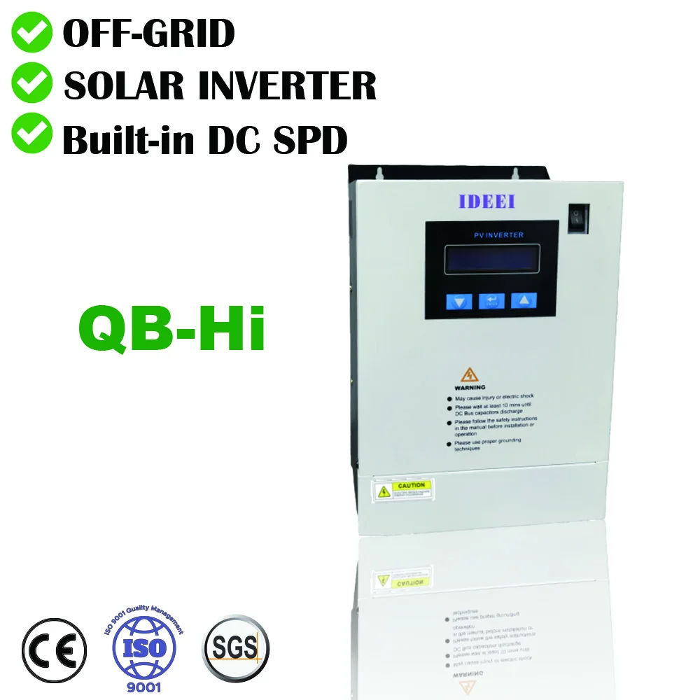QB Hi Solar Inverter Off-Grid Inverter  4kw 5.5kw 7.5Kw 11kw Solar Panels Inverter with DC SPD view 3