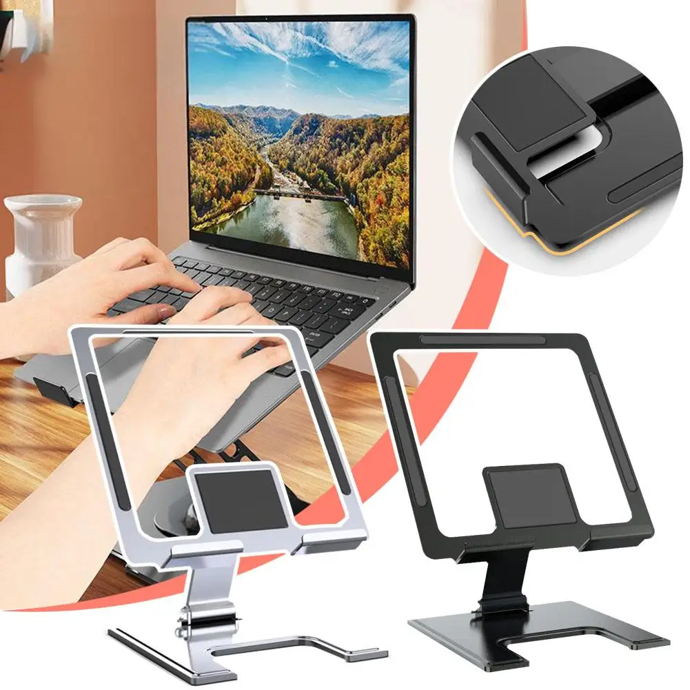 1pc Tablet Computer Stand Foldable Aluminum Alloy Stand Phone Metal Stand Portable And Digital Accessories Style La G8Z9