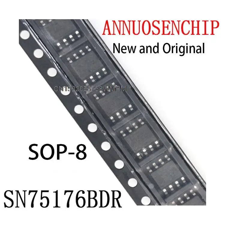 200PCS SOP8 SN75176B SOP SN75176 SMD 75176B SMD  SN75176BDR