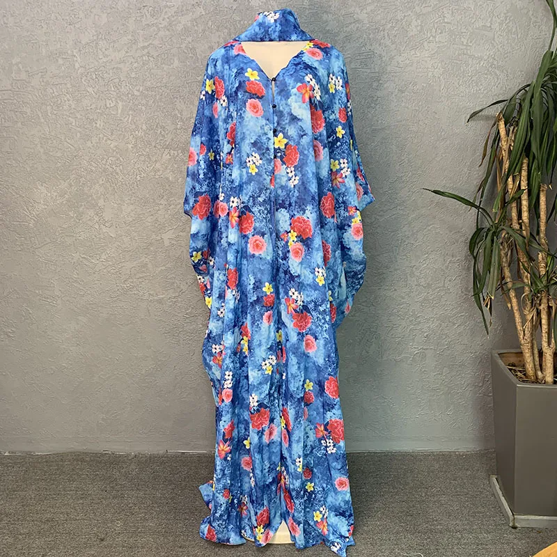 New Fashion Euramerican Women Style Batwing Sleeve Chiffon Suit Wide Leg And Cardigan Robe And Bra And Scarf Summer Beach Wear