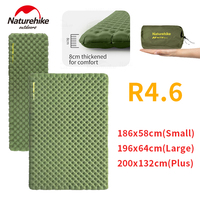 Naturehike R4.6 Portable Inflatable Mattress Lightweight Outdoor Travel Hiking Camping Mat 8CM Thickness Sleeping Mat