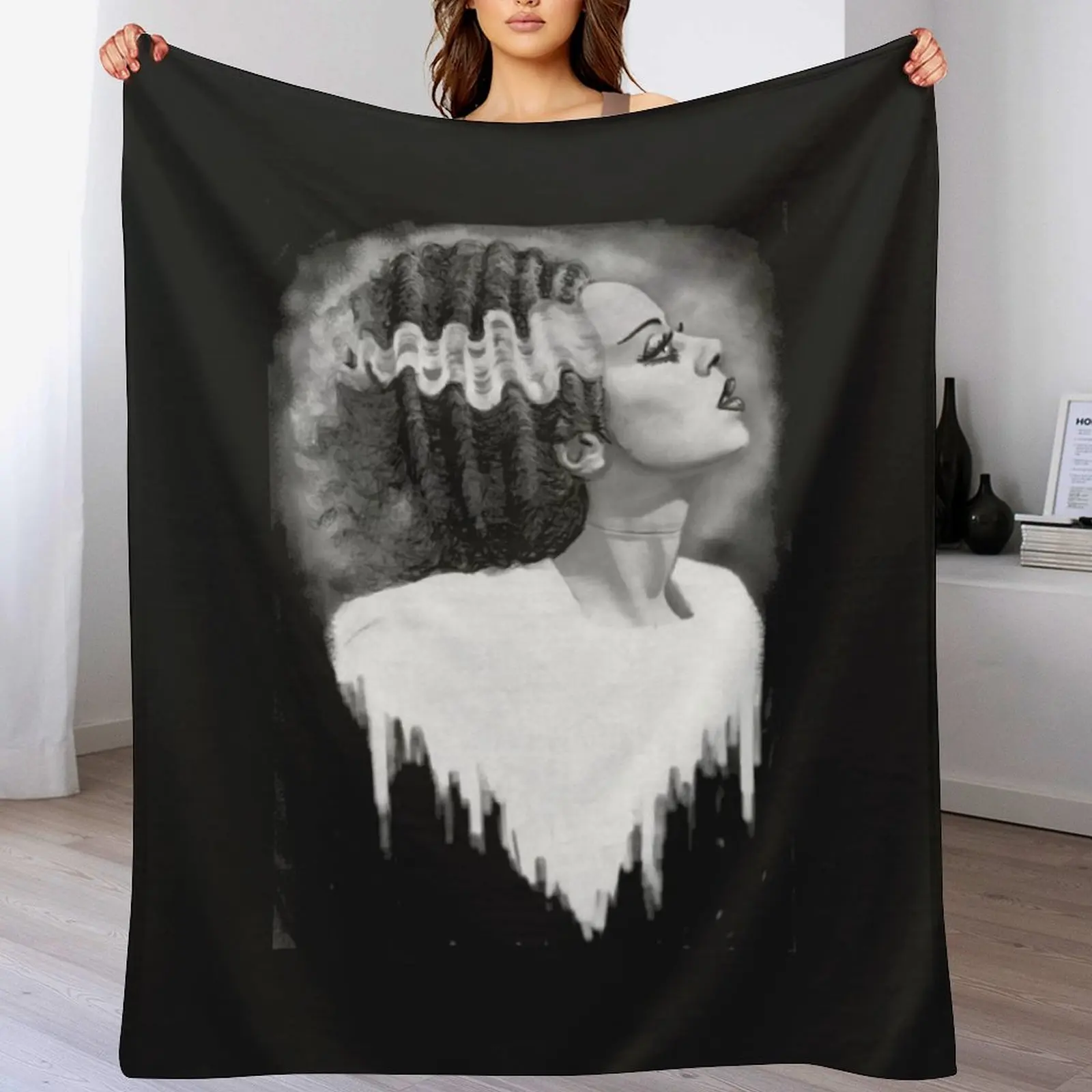 Bride of Frankenstein Throw Blanket Thermals For Travel Luxury Throw Thin Blankets