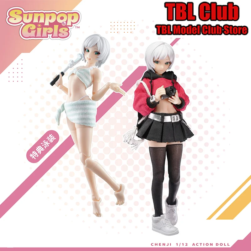 

Pre Stock 1/12 Scale Sunpop Girls Gu YuCheng Travel Photography Enthusiast 6-inch Full Set Action Figure Soldier SPG-001