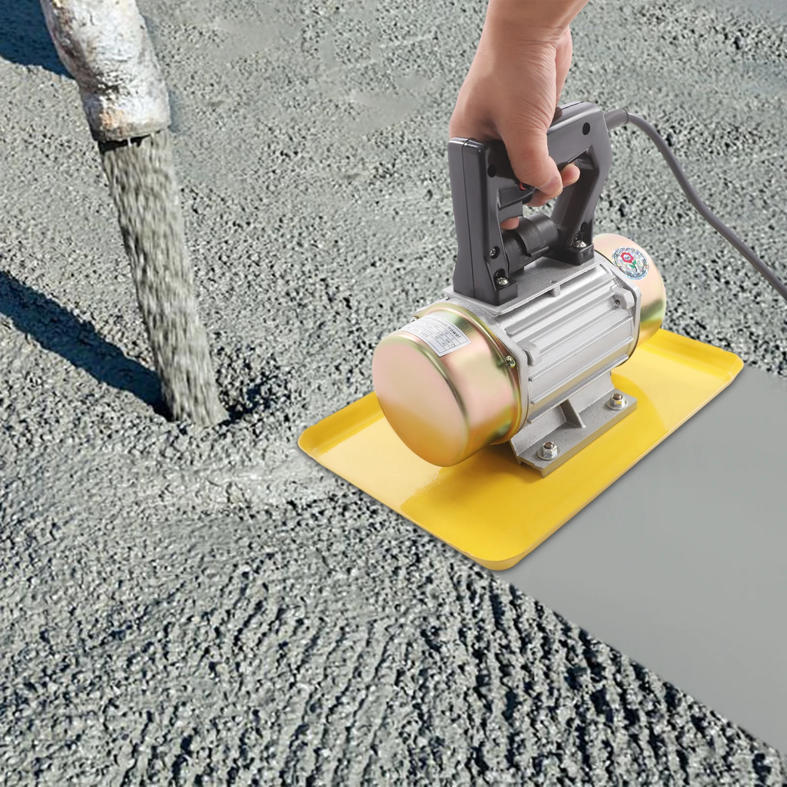 110 V 250 W Concrete Vibrator, Portable Handheld Cement Mortar Vibrating Troweling Machine, Concrete Vibrating Machine, 3000RPM