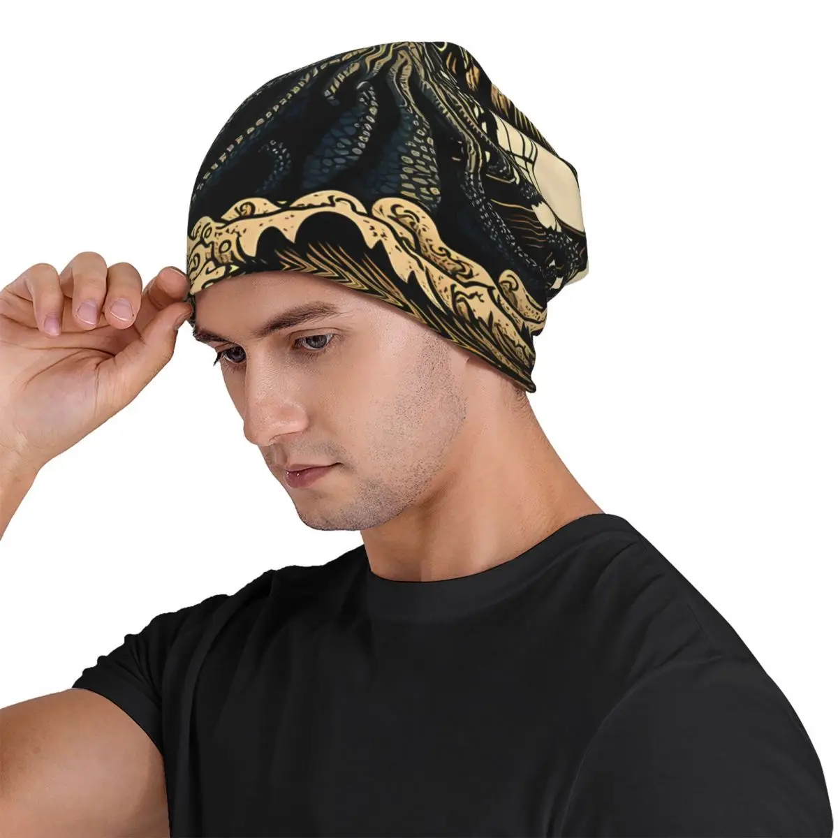 OctopusGorros Bonés para Homens, Moda Bonnet Chapéus