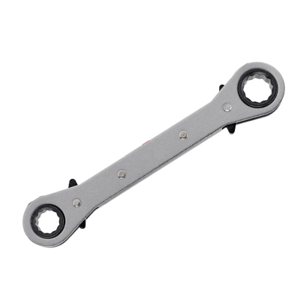 Ring Ratchet Spanner Set Metric Steel Ratchet Wrenches Complete Kit for Car Motorcycle Maintenance