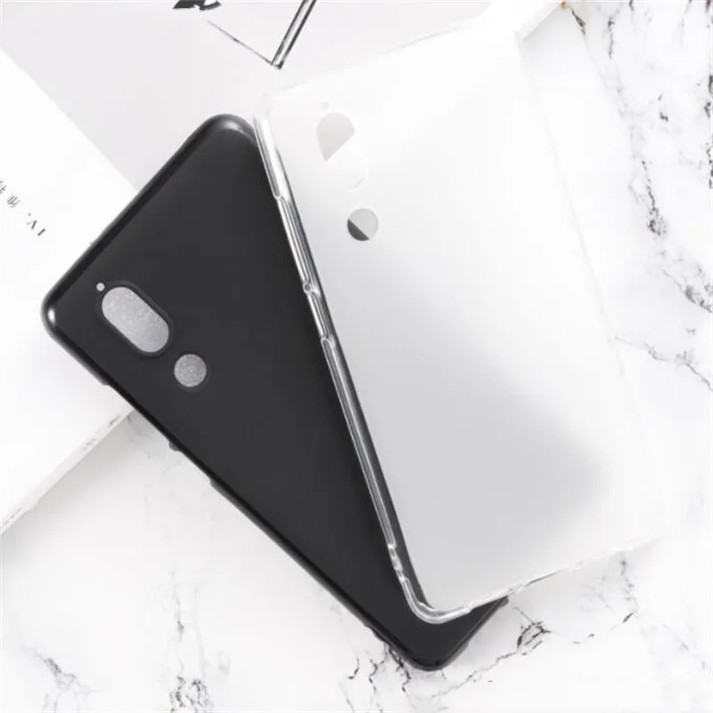 Sharp Aquos S2 용 부드러운 실리콘 블랙 케이스 Sharp Aquos C10 전화 뒷면 커버 용 TPU 범퍼 케이스