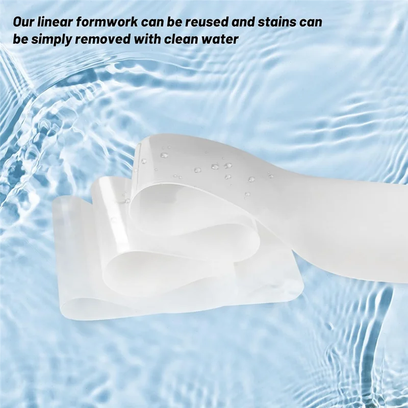 A36T-4 X 84.5인치 주차장 라인 스텐실, 재사용 가능한 실리콘 주차장 스텐실, 페인트 주차용 포장 스트레이트 스텐실