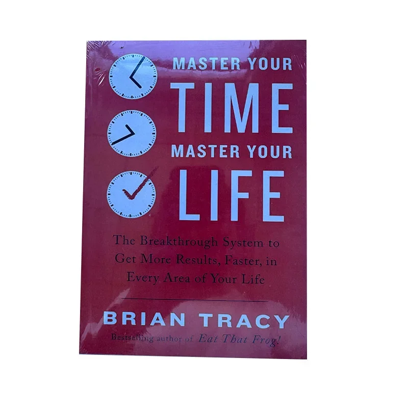 

New Master Your By Brian Tracy in English Paper Book Time Master Your Life