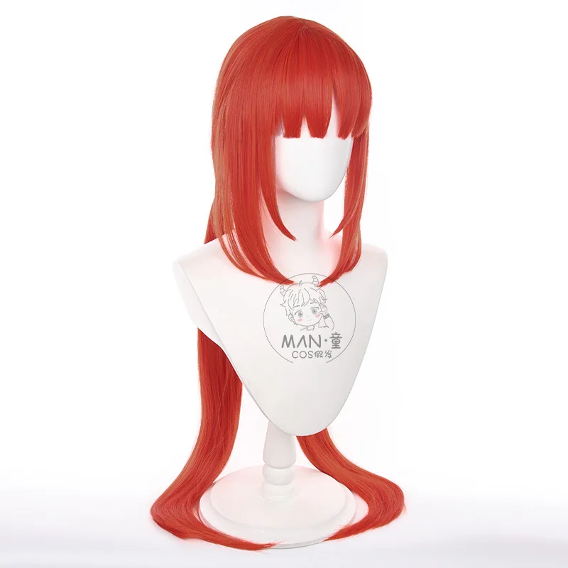 Genshin Impact Nilou Cosplay Wig Sumeru Twin Tails Long Hair Simulated Scalp Halloween Gift