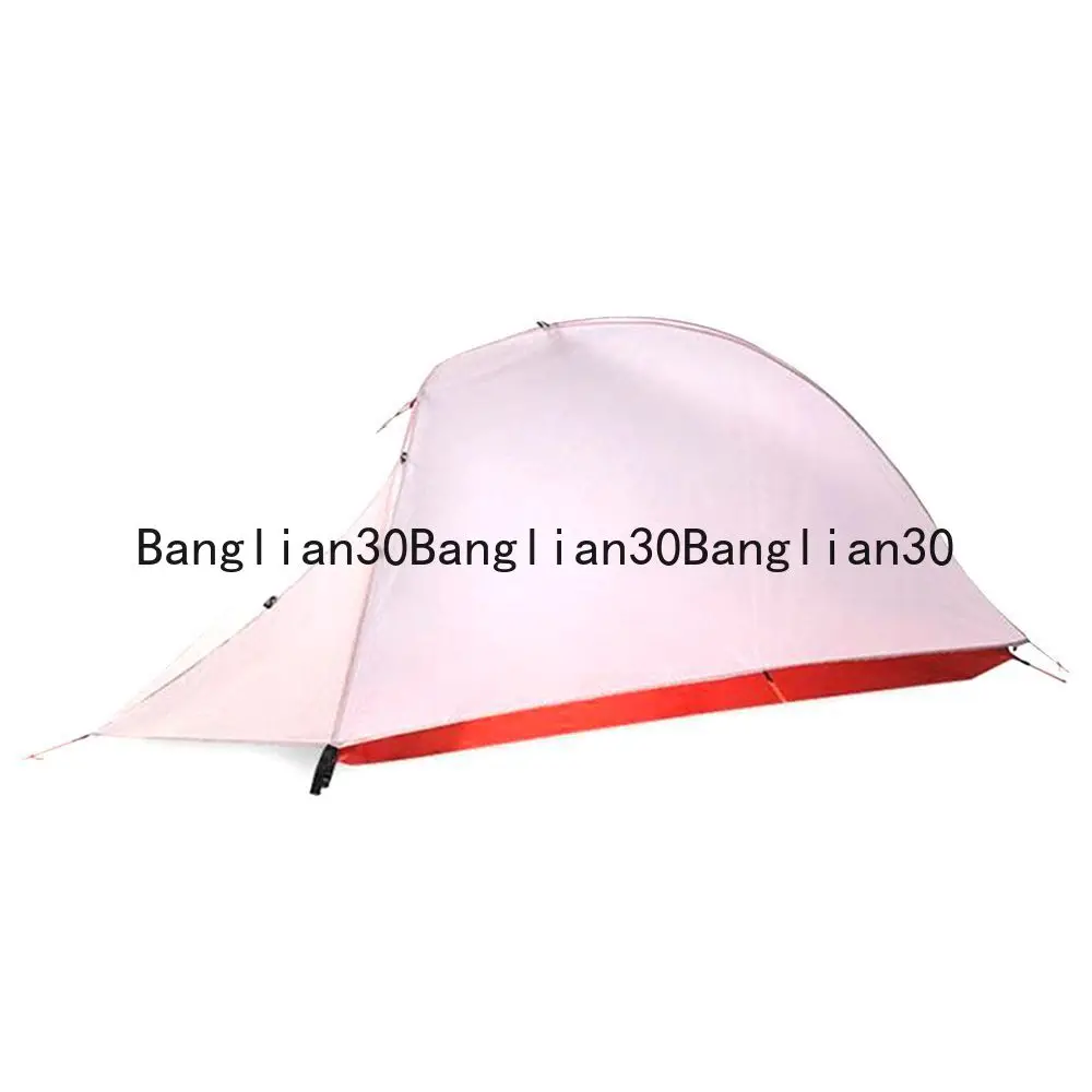 Outdoor tent nylon coated silicon double aluminum pole rainstorm protection field camping hiking tent light