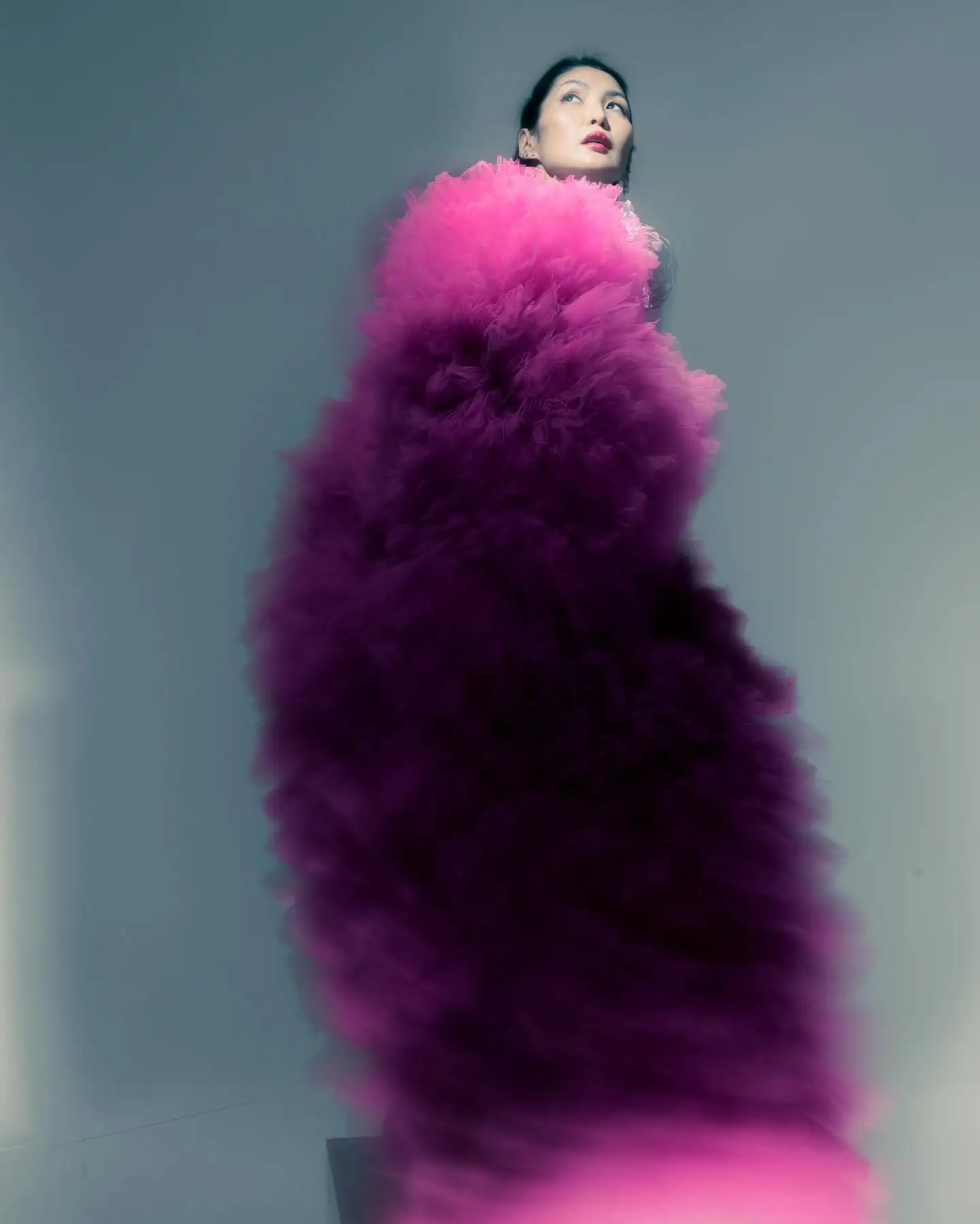 Klassiek lichtroze gewaad met zakken Extra gezwollen taft avondvrouwen rokken Vrouwelijke bruiloft rok Eenvoudige casual maxirok