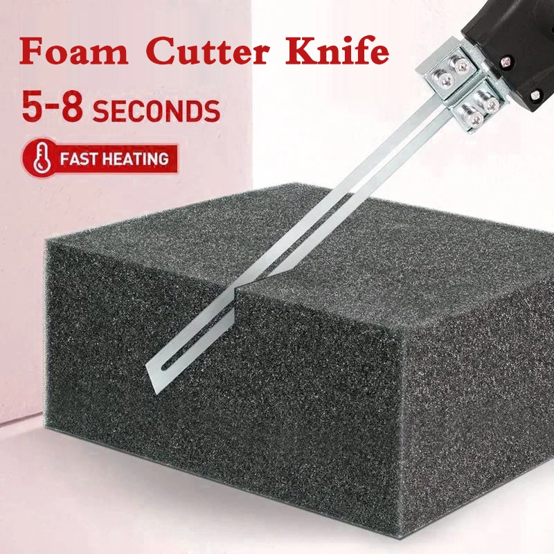 Electric Foam Cutter Polystyrene Styrofoam Knife Hot Wire Foam Cutting Knife Portable Styrofoam Cutting Tools Heat Knife Cutter