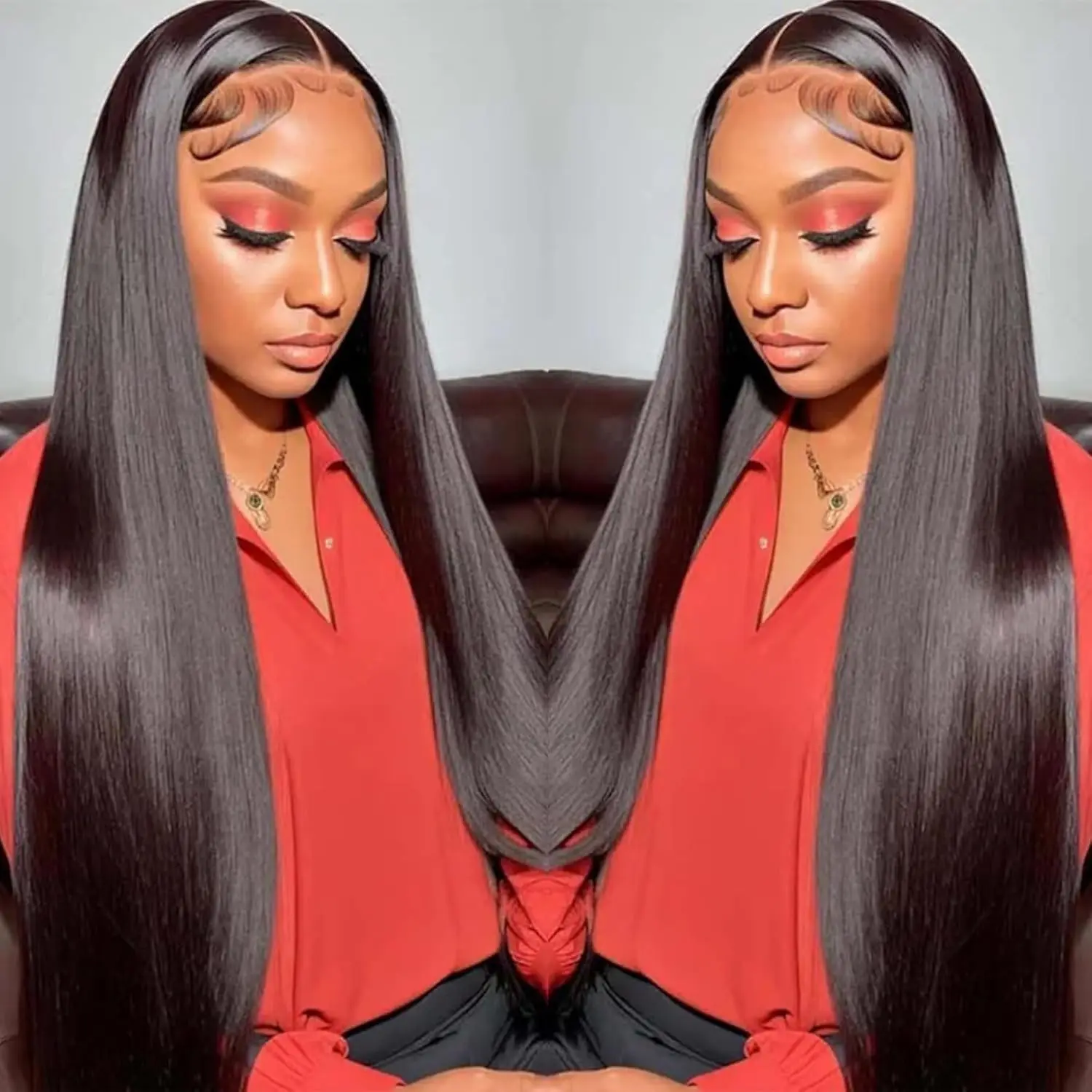 

13x4 13x6 Парики фронта шнурка Прозрачные фронтальные парики 5x5 Бесклеевой парик Предварительно выщипанные парики шнурка Прямые человеческие волосы для женщин