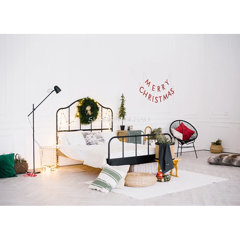 Vinyl Christmas Photography Backgrounds Tree Gift Children Baby Portrait Photo Backdrop For Studio Photocall Props 21519HDY-05