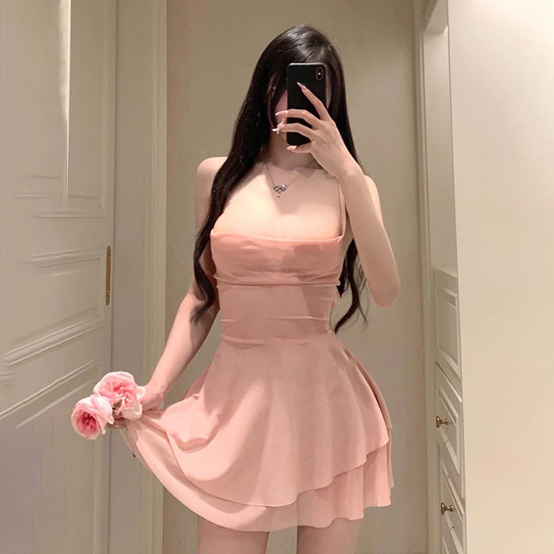 ملابس داخلية من الدانتيل الشبكي النقي، بيجامة خلفية جميلة، فستان نوم شفاف