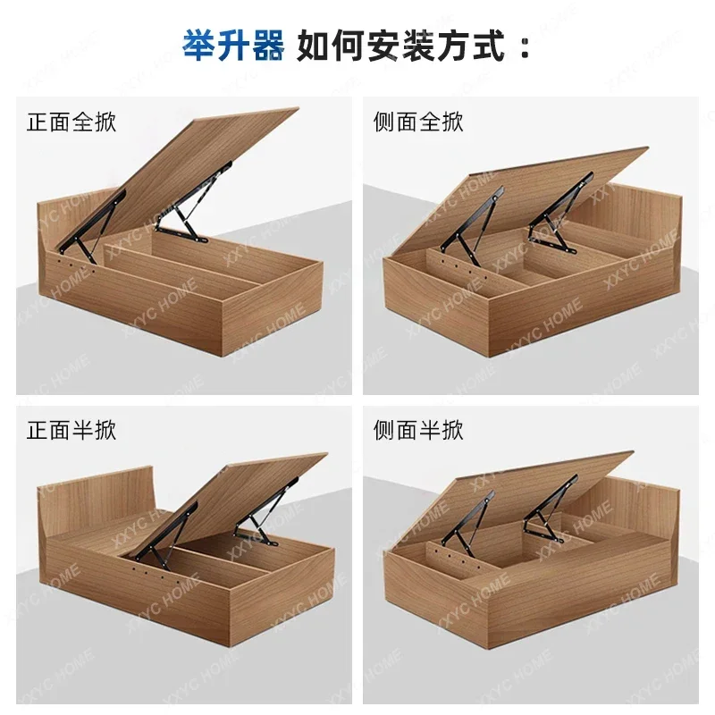 Hydraulic Rod Air Pressure Rod for Bed Gas Spring Tatami Support Rod Bed Board Support Frame Lifting Jack Air Support