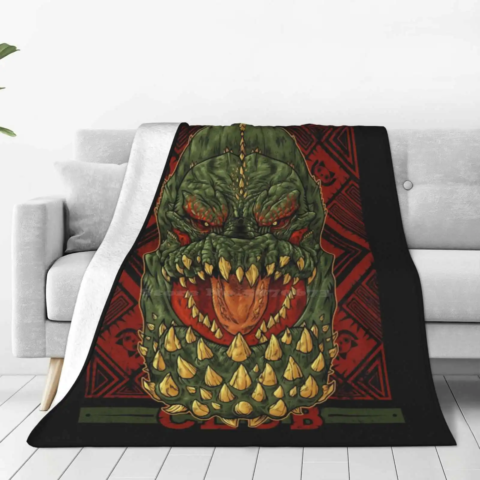 Hunting Club : Jho Creative Design Comfortable Warm Flannel Blanket Gaming World Deviljho Wyvern