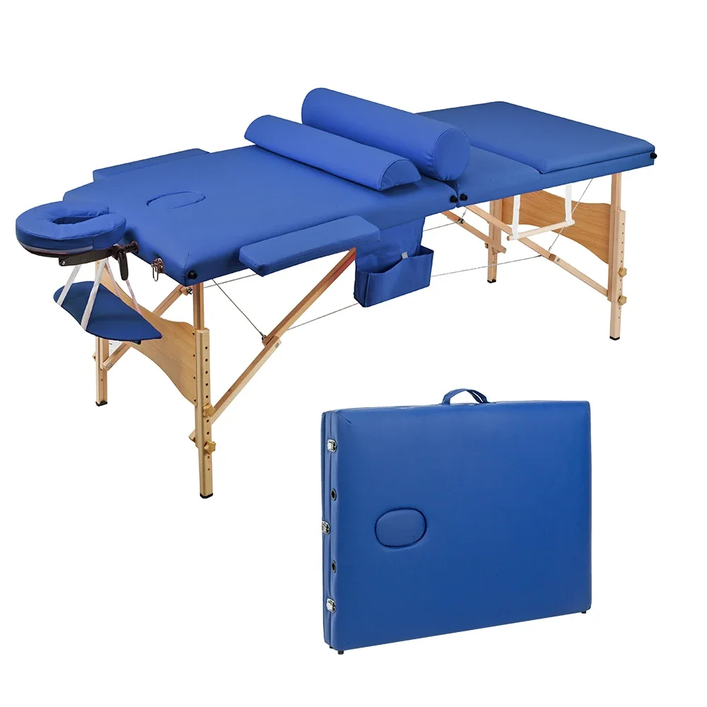 

3 Sections Folding Portable SPA Bodybuilding Massage Table Set