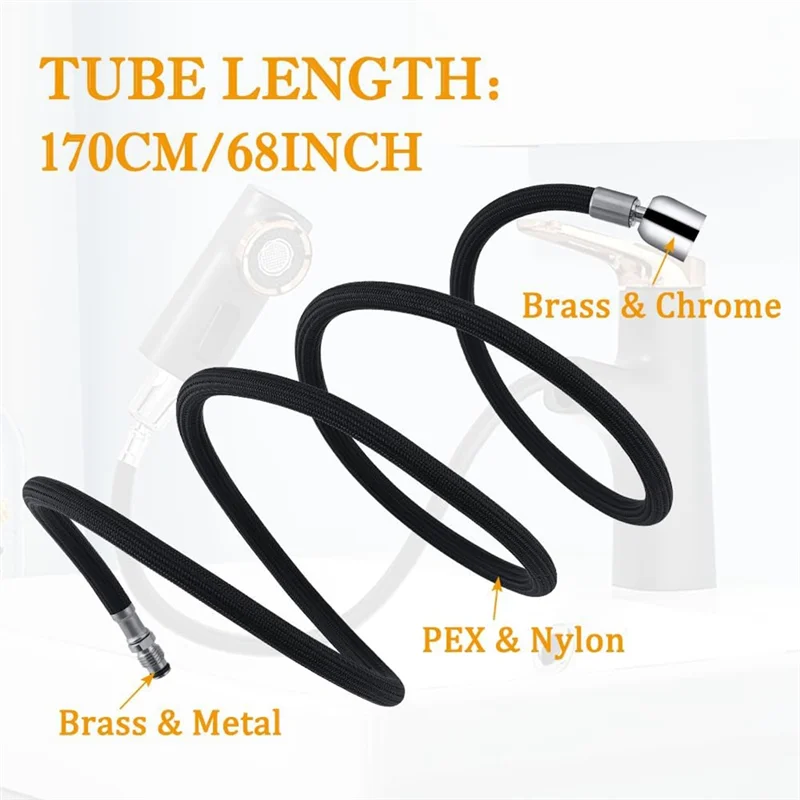 

АТ43-К- 1219935 -Набор шлангов BC для выдвижного кухонного крана Kohler, выдвижной шланг с шариком весом 13,5 унции, классический выдвижной шланг