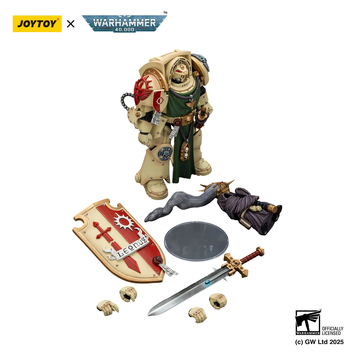 

[Предзаказ] JOYTOY Warhammer 40K 1/18 Фигурки Темные ангелы Рыцарь смерти 3 шт. Модель мальчика в подарок