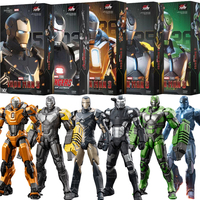ZD Original Iron Man MK40 MK26 MK36 MK15 Shotgun Gamma Peacemaker Sneaky WAR MACHINE 2.0 MARK2 Tony Action Figure Toy Model Gift