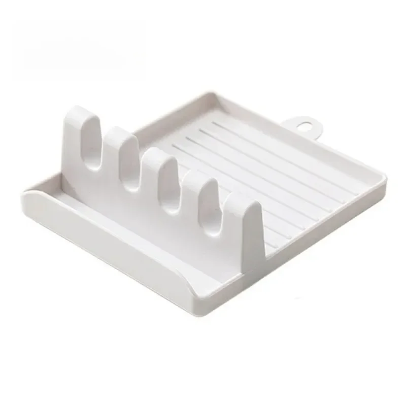 NEW! For Shelf Organizer Plastic Non-slip Spoons Pad Chopsticks Holder Kitchen Spoon Holders Fork Spatula Rack