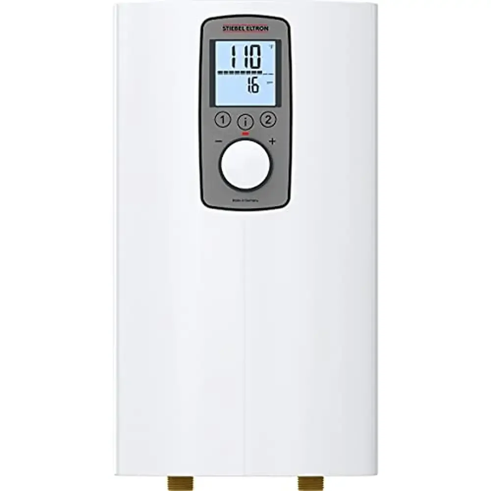 Point-of-Use Tankless Water Heater 240V 14400W Exclusive Motor Control Valve Output Temperature Presets 7.95