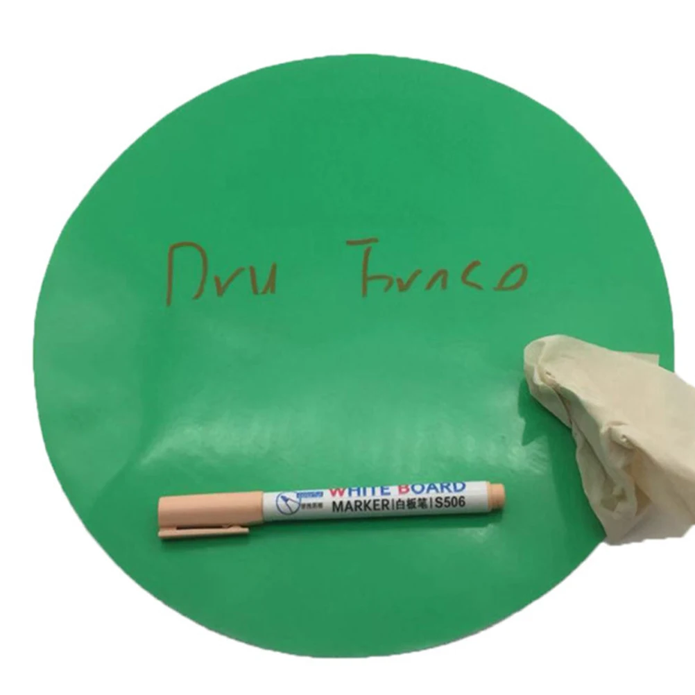 Autocollants pour tableau blanc, 20 pièces, effaçables à sec, cercles de points, autocollants en vinyle amovible réinscriptibles