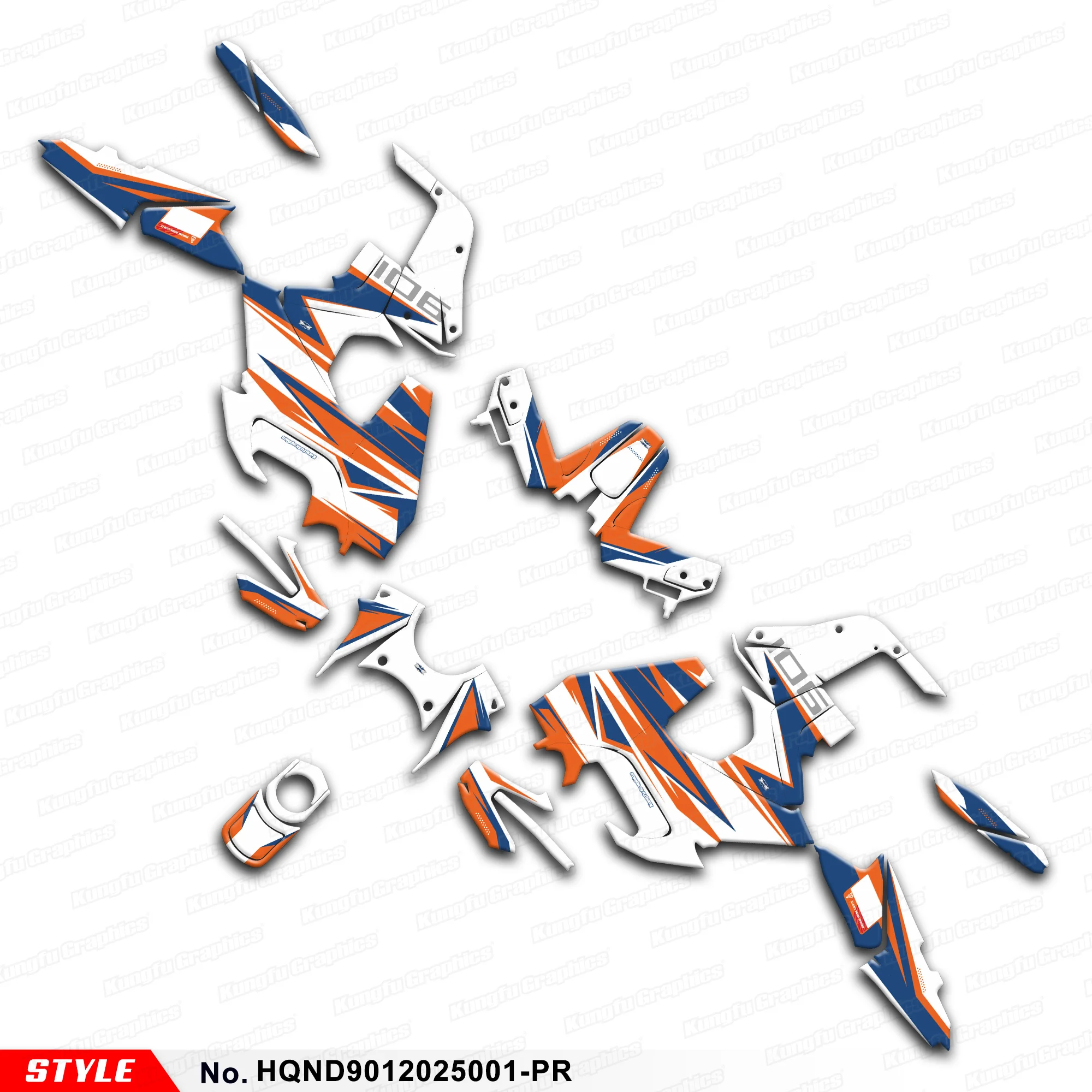 JY RACING Motorcycle Stickers Wrapping for HUSQVARNA NORDEN 901 NORDEN901 2020 2021 2022 2023 2024 2025 2026, HQND9012025001-PR