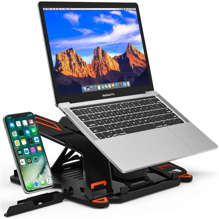 Factory Wholesale 360 Rotation Foldable Plastic Ergonomic Adjustable Laptop Stand