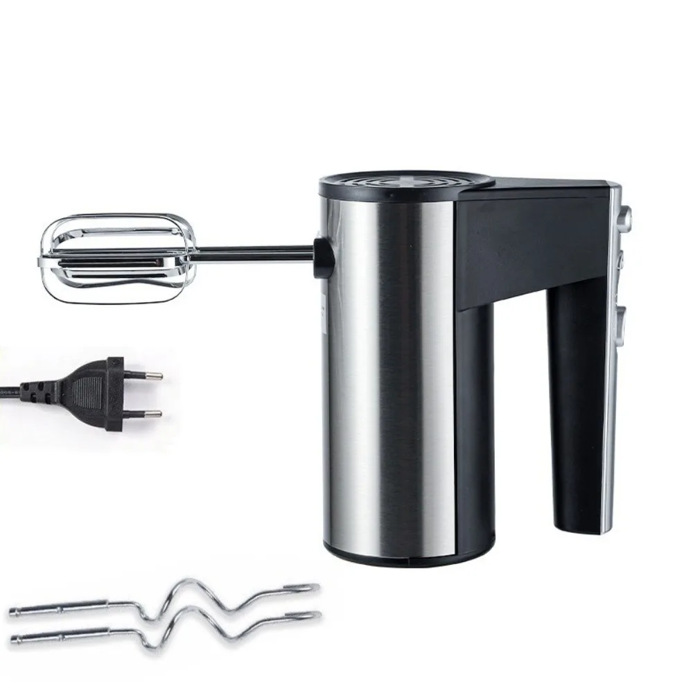 

Handheld Electric Egg Beater Adjustable Speed Circulating Cooling Electric Milk Frother with Replacement Head Cream Mixer Cake