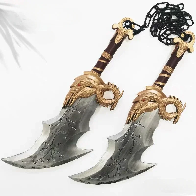 Athena a'nın savaş tanrısı bıçakları Thor Kratos oyunu periferik 45cm Pu malzeme Katana kılıç samuray silahı hediye oyuncaklar