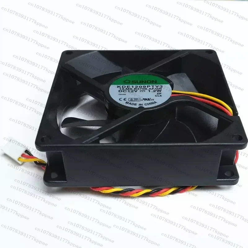 1PCS for SUNON KDE1209PTV3 9025 9225 9CM Built-in Fan 12V 1.2W Hydraulic Bearing 3-Wire New