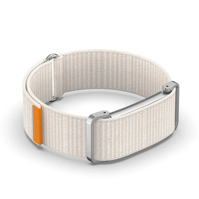 Gewebtes Nylon-Geflecht-Sportarmband für Google Fitbit Air, dehnbar, leicht, atmungsaktiv, verstellbares Schlaufenarmband.