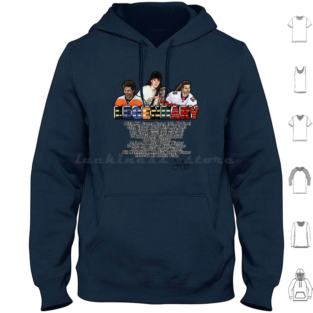 

Jaromir Jagr-Legendary-Alternate With Career Stats Hoodie cotton Long Sleeve Hockey Legend Jaromir Jagr 68 Penguins