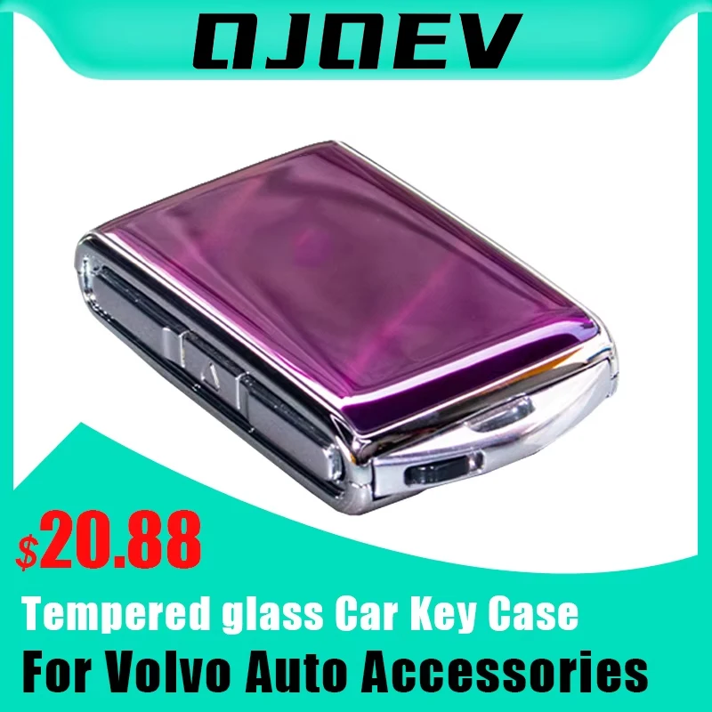 

Высококачественный модный чехол для ключей из закаленного стекла для автомобиля Volvo XC60 S90 XC90 S60 V60