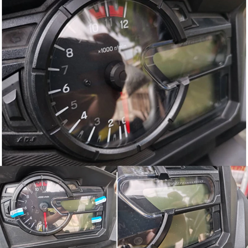 Motorrad instrument cluster kratz schutz film bildschirm für suzuki v-strom vom 650 dl1000 dl 1000 V-STROM650 V-STROM1000 – Detail 1