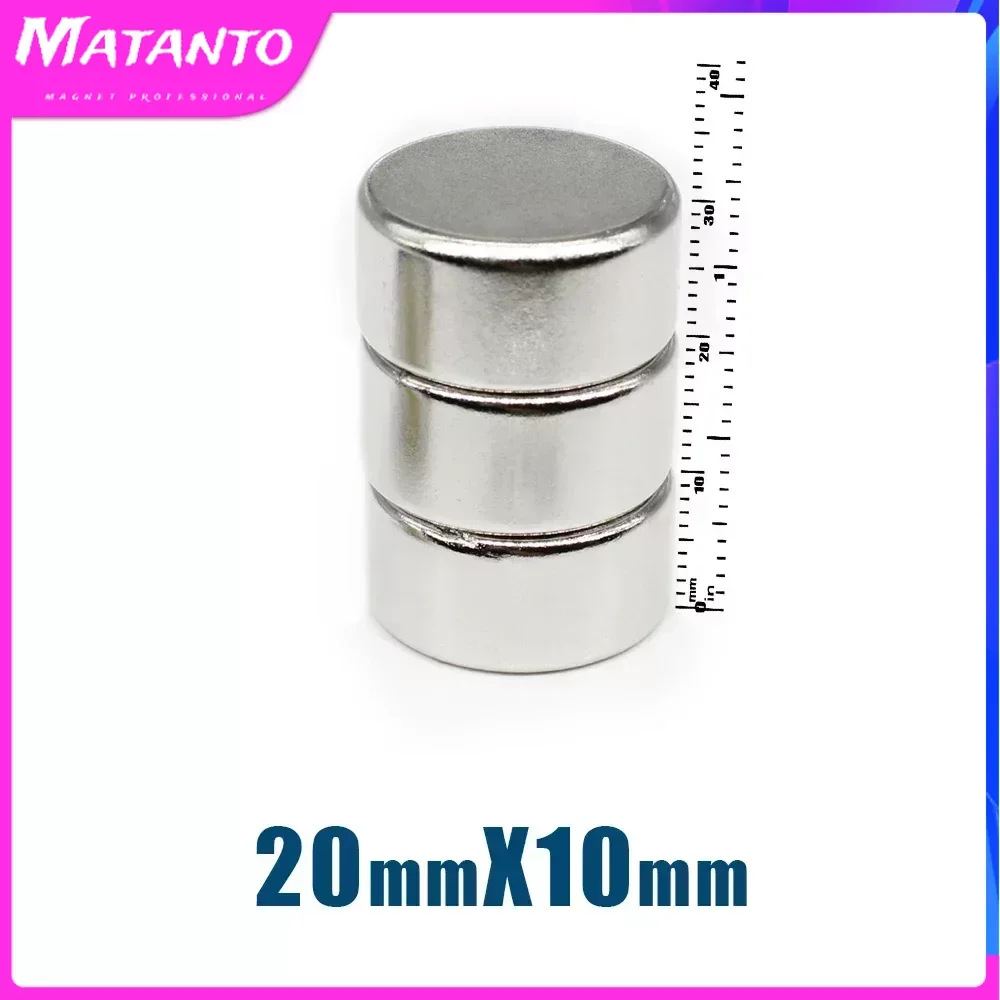 2/5/10/20pcs 20x10mm Powerful Magnets Permanent Round Magnet Neodymium Magnetic Super Strong Magnet