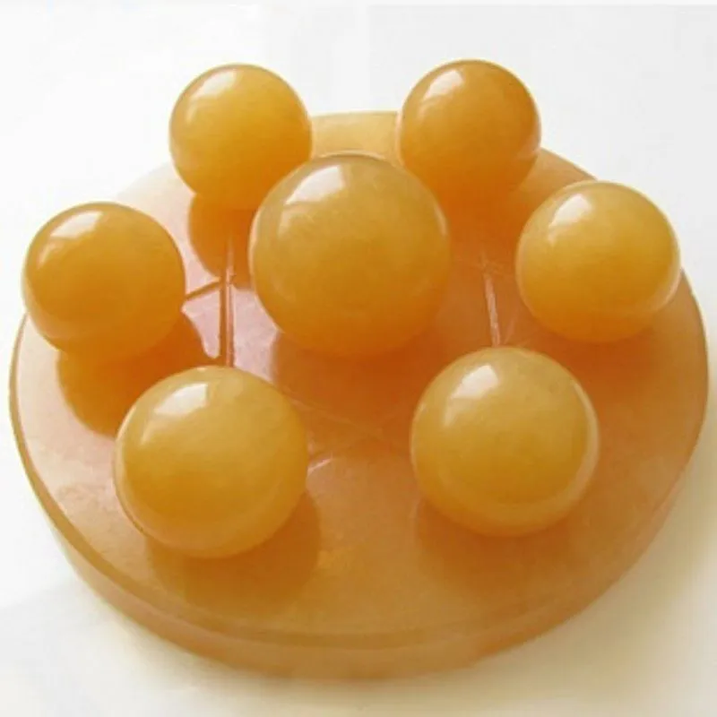 10cm Seven star array of natural topaz Household furnishing articles Good luck town house to ward off bad luck