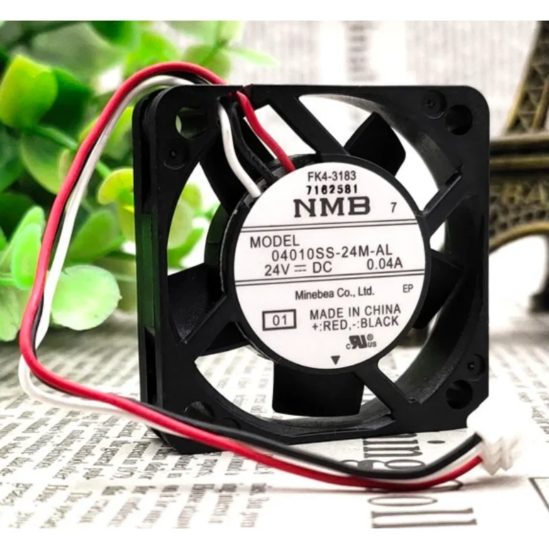 NEW Cooling Fan For NMB FK4-3183 04010SS-24M-AL 24V 0.04A Converter Shutdown Alarm Fan 40*40*10mm